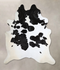 Black and White XX-Large Brazilian Cowhide Rug 8'9