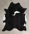 Black and White X-Large Brazilian Cowhide Rug 7'3