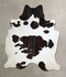 Black and White XX-Large Brazilian Cowhide Rug 7'9