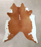 Brown and White Regular XX-Large Brazilian Cowhide Rug 7'8