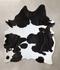 Black and White X-Large Brazilian Cowhide Rug 7'11