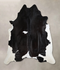 Black and White XX-Large Brazilian Cowhide Rug 8'4