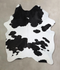 Black and White X-Large Brazilian Cowhide Rug 7'9