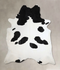 Black and White XX-Large Brazilian Cowhide Rug 8'11