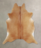 Beige X-Large Brazilian Cowhide Rug 6'11