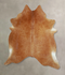 Solid Brown XX-Large Brazilian Cowhide Rug 7'9