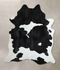 Black and White XX-Large Brazilian Cowhide Rug 8'0
