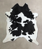 Black and White X-Large Brazilian Cowhide Rug 7'9