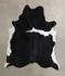Black and White XX-Large Brazilian Cowhide Rug 7'7