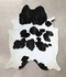 Black and White XX-Large Brazilian Cowhide Rug 8'1