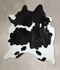 Black and White XX-Large Brazilian Cowhide Rug 8'7