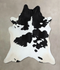 Black and White XX-Large Brazilian Cowhide Rug 7'5