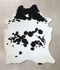 Black and White X-Large Brazilian Cowhide Rug 7'11