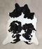 Black and White X-Large Brazilian Cowhide Rug 7'2