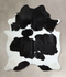Black and White X-Large Brazilian Cowhide Rug 7'3