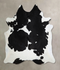 Black and White XX-Large Brazilian Cowhide Rug 7'11