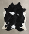Black and White XX-Large Brazilian Cowhide Rug 8'2