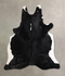 Black and White X-Large Brazilian Cowhide Rug 7'4