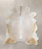 Beige X-Large Brazilian Cowhide Rug 6'8