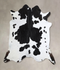 Black and White X-Large Brazilian Cowhide Rug 6'8