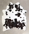 Black and White X-Large Brazilian Cowhide Rug 7'0