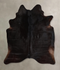 Solid Black X-Large Brazilian Cowhide Rug 6'10
