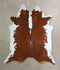 Hereford XX-Large Brazilian Cowhide Rug 7'11