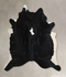 Black and White X-Large Brazilian Cowhide Rug 6'11
