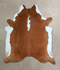 Hereford XX-Large Brazilian Cowhide Rug 7'11