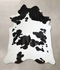 Black and White XX-Large Brazilian Cowhide Rug 8'0