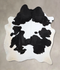 Black and White X-Large Brazilian Cowhide Rug 7'5
