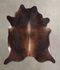 Chocolate XX-Large Brazilian Cowhide Rug 7'4