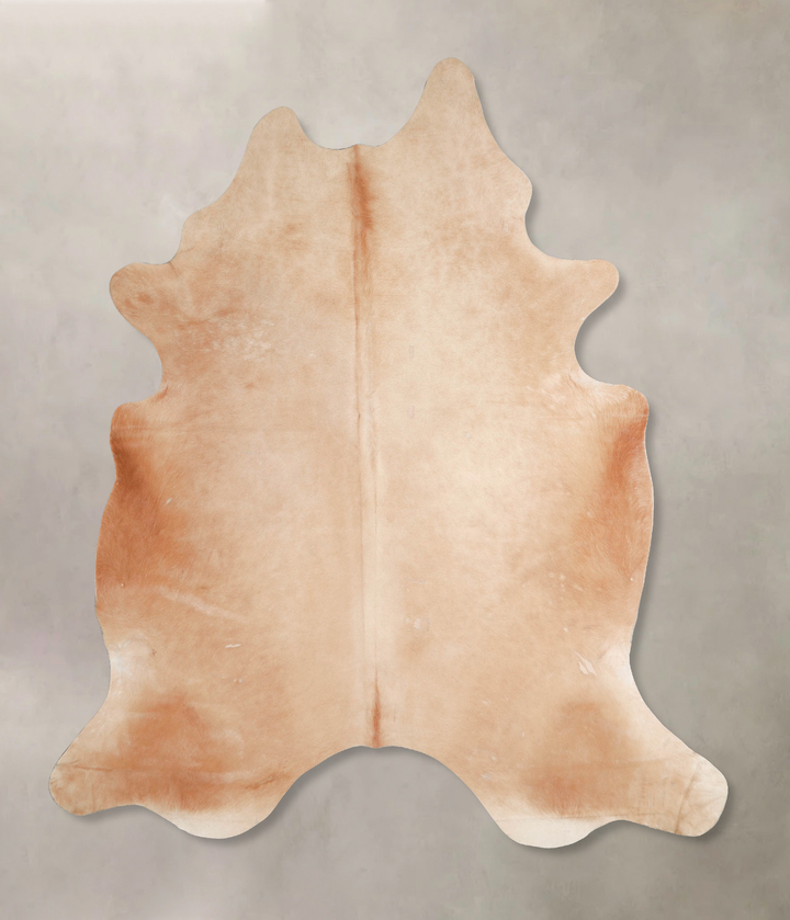 Beige XX-Large Brazilian Cowhide Rug 7'11"H x 7'0"W #A45902 by Hudson Hides