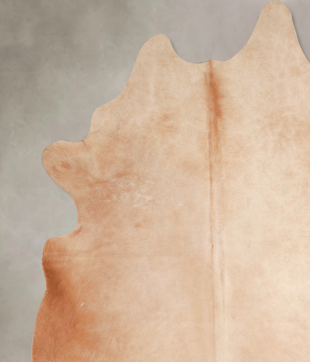 Beige XX-Large Brazilian Cowhide Rug 7'11"H x 7'0"W #A45902 by Hudson