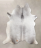 Medium Grey X-Large Brazilian Cowhide Rug 6'10