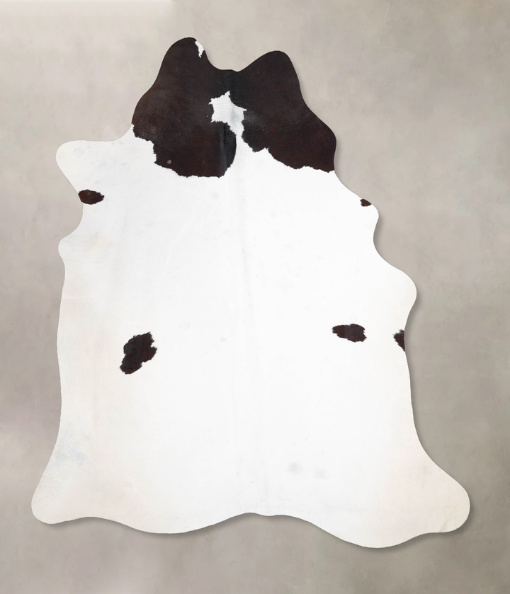 Black and White X-Large Brazilian Cowhide Rug 7'0"H x 6'2"W #A45937 by Hudson Hides