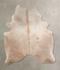 Taupe Large Brazilian Cowhide Rug 6'8