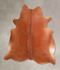 Solid Brown X-Large Brazilian Cowhide Rug 6'9