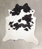 Black and White X-Large Brazilian Cowhide Rug 6'7