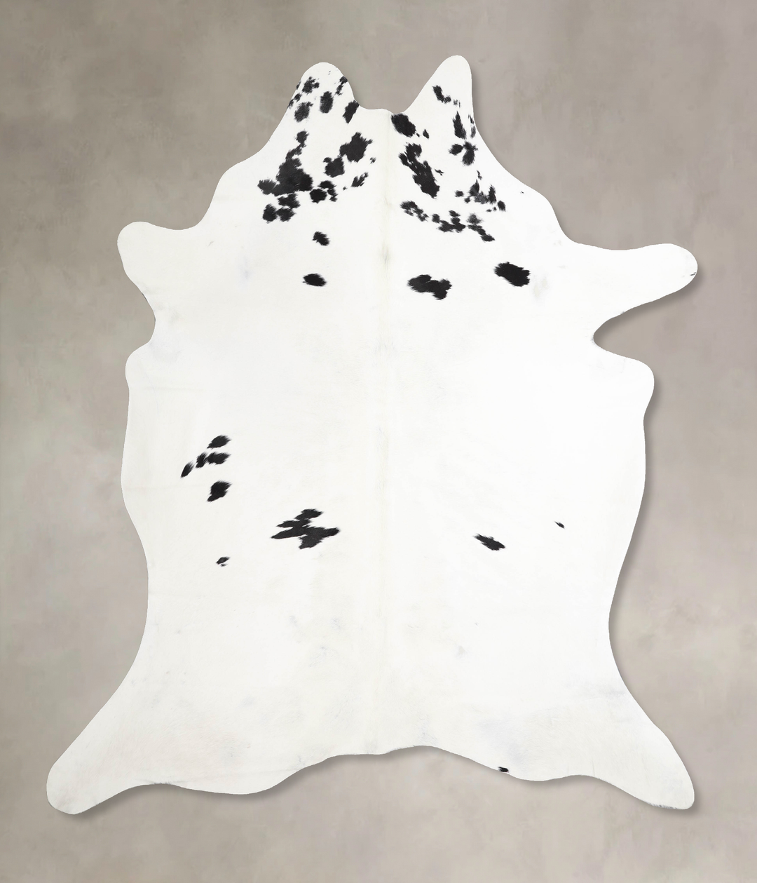 Black and White XX-Large Brazilian Cowhide Rug 7'8"H x 6'10"W #A46027