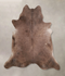 Taupe X-Large Brazilian Cowhide Rug 7'1