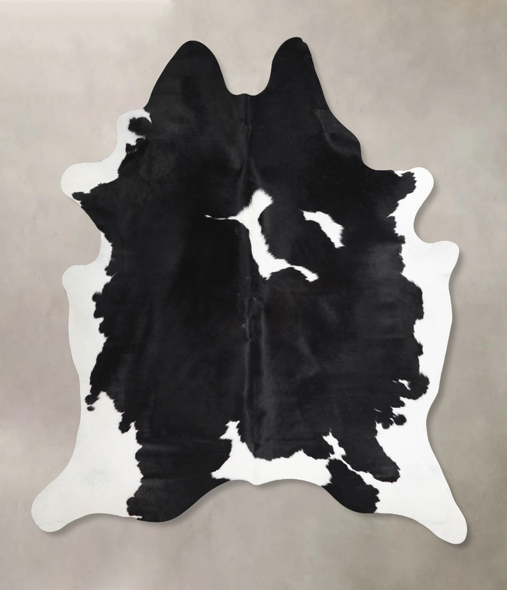Black and White XX-Large Brazilian Cowhide Rug 8'2"H x 6'9"W #A46079 by Hudson Hides