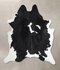 Black and White XX-Large Brazilian Cowhide Rug 8'2