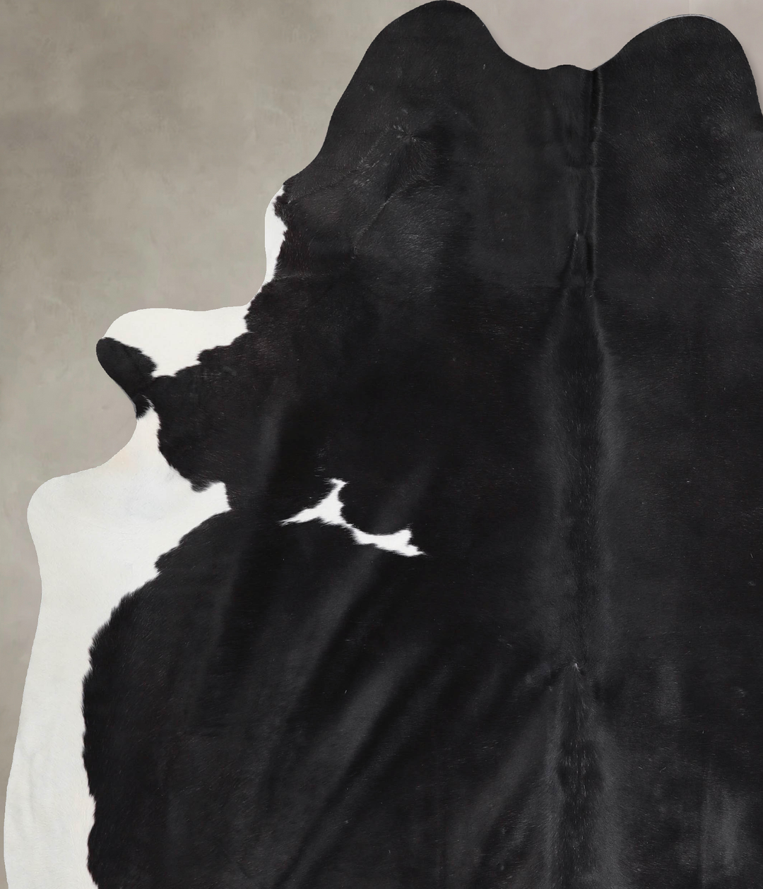 Black and White XX-Large Brazilian Cowhide Rug 7'10"H x 6'7"W #A46081