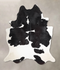 Black and White XX-Large Brazilian Cowhide Rug 7'10
