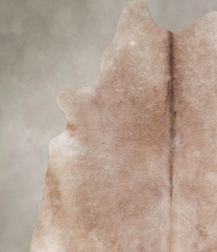 Taupe Large Brazilian Cowhide Rug 6'4"H x 5'11"W #A46137 by Hudson Hides