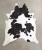 Black and White XX-Large Brazilian Cowhide Rug 8'7