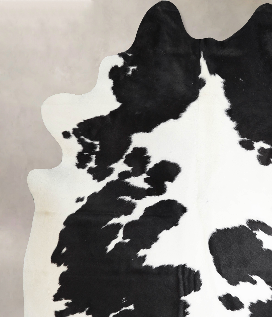 Black and White XX-Large Brazilian Cowhide Rug 7'10"H x 7'4"W #A46171