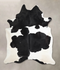 Black and White XX-Large Brazilian Cowhide Rug 8'4