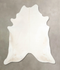 Ivory with Beige XX-Large Brazilian Cowhide Rug 8'2